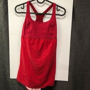 Lululemon Red Athletic Top